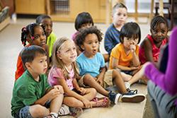 Children at preschool