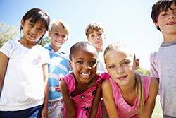 Group of kids outside