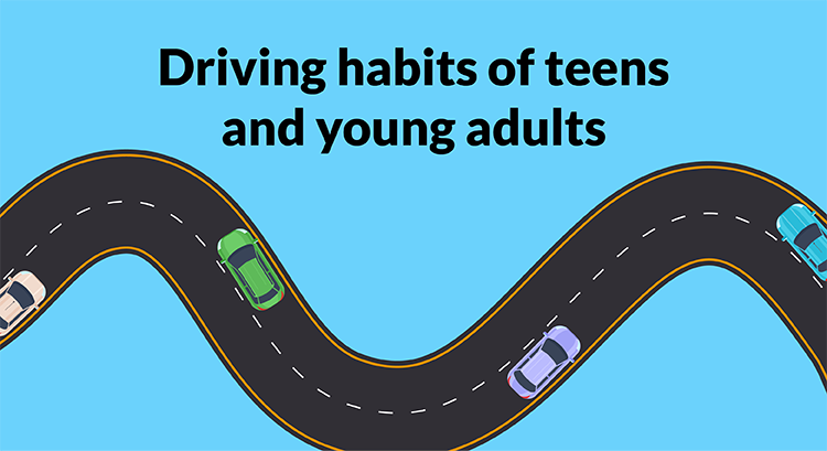 Driving habits of teens and young adults