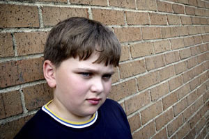 Upset child